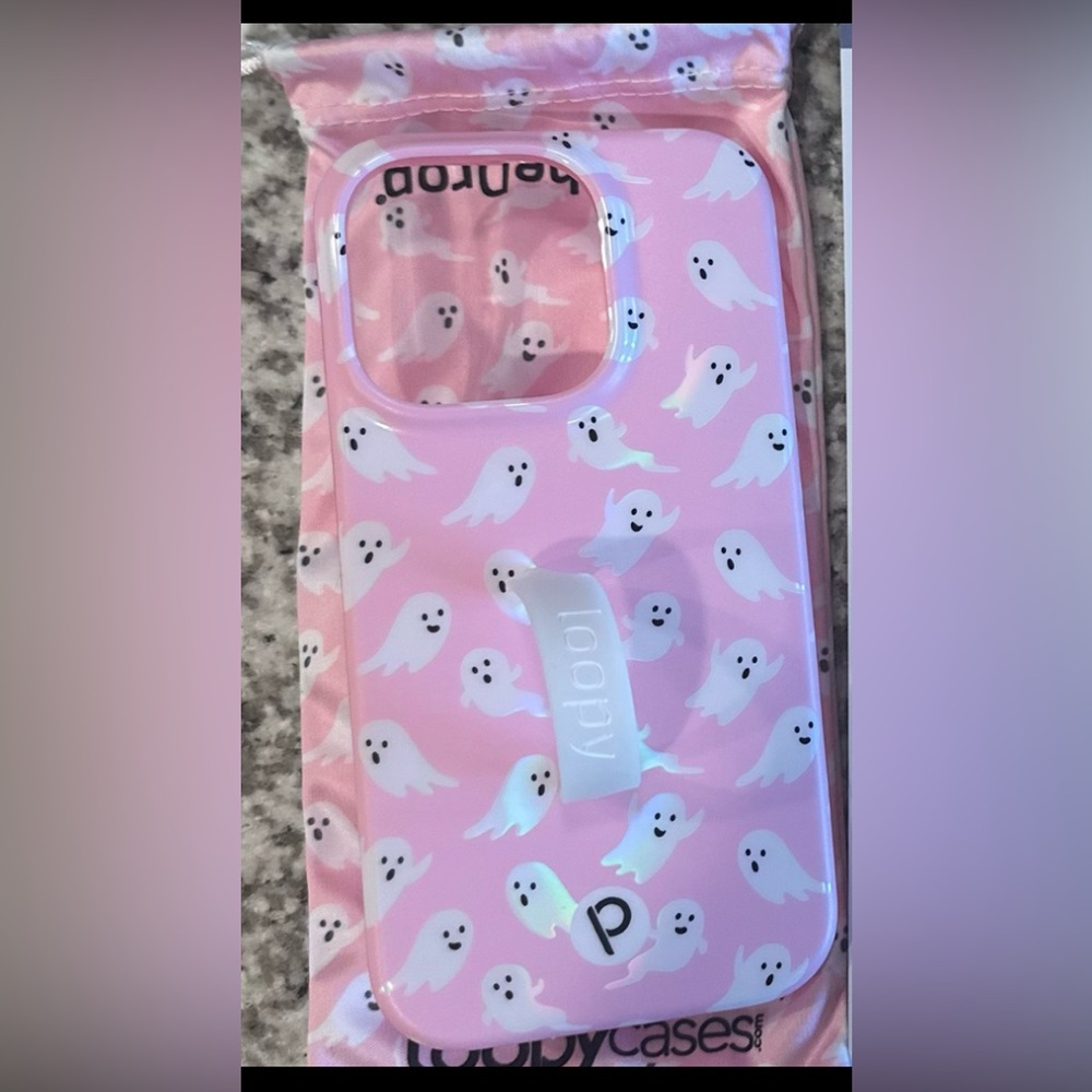 Loopy Case Blushing Boos iPhone 14 PRO Case